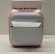 Portable Mini USB & BT Thermal Label Printer Wireless POS Receipt Photo