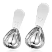 Coffee Scoop Set, 1&2tablespoon Measuring Spoon Stainless Steel Coffee Spoons...
