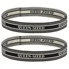 2 Pcs Bed Sheet Organizer Bands 325x40mm Storage Bands, Brown (QUEEN)