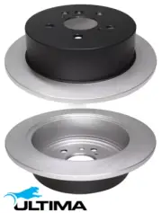 ULTIMA REAR SOLID DISC BRAKE ROTOR SET FOR LEXUS 2GR-FE 3MZ-FE 3.3L 3.5L V6 (for: Lexus)