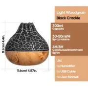 Volcano 300ml Portable Air Humidifier - Black
