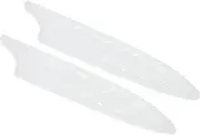 uxcell Knife Sheaths for Kitchen Knife for 5" Santoku Knife, 2 Pcs Knife Edge Guard, Knife Sheath Covers Sleeves, Feather Universal Knife Set, Transparent, 5.2"x 1"