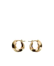 twisted loop earrings One size golden