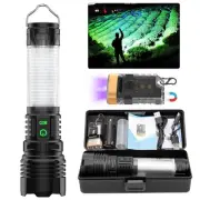 Flashlights High Lumens Rechargeable- Super Bright Tactical LED Flashlight,Po...