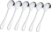 TOKIDNY Small Slotted Spoon Set Caviar Spoon Serving Utensils Daily Use Spoons