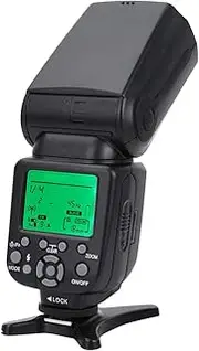 2.4G Wireless 1/8000s TTL GN58 Flash Speedlite Master/Slave with Rotatable LCD Screen for Canon SLR Camera, Supports High Speed Continuous