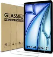 [2 Pack] Screen Protector Compatible with iPad Air 2024 13'' Tempered Glass