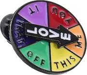 [Kisangel] Colorful Rotatable Arrow Metal Brooch Unique Turntable Pin for Bags Clothing Versatile Fashion Accessory Fun Distinctive Design for Adding Flair to Outfits