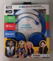 Altec Lansing Kids' 3-in-1 Bluetooth Wireless Headphones-Blue