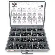 Metric 12.9 Flat Socket Head Cap Screws Black Oxide Assortment - 905 PCS