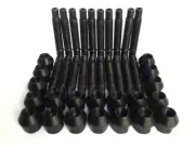 M12 x 1.5 Stud Conversion Pack for VW Volkswagen Inc Nuts and Spacers (20 Black)