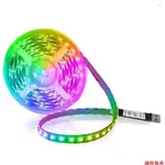 YOT LED 燈條套裝 USB RGB 柔性 LED 繩燈迷你 3 按鈕可切割自粘 LED 燈條,適用於家庭派對裝飾餐