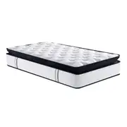 Laura Hill Single Mattress Bed Size Euro Top 5 Zone Spring Foam 32cm