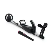 Weisshorn Black & Silver Metal Detector with Pinpointer & LCD Screen