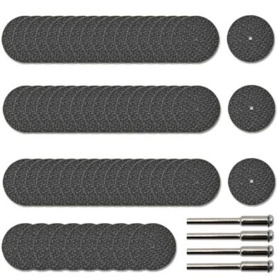 60 Pcs Cutting Discs Rotary Tool Cut Off Wheels 1-1/4" Fiberglass Cutting Discs