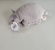 Ty Beanie Baby Tank Armadillo Plush Stuffed Animal 1995 With Tag Cover