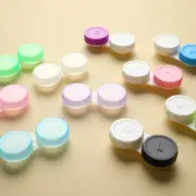 10Pcs Contact Lens L+R Cases Storage Holder Soaking Container Travel Accessar`UU