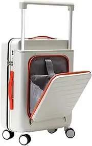 [sdneNest] Carry-on Suitcase Luggage 3-Speed Adjustment Lever Luggage Large Capacity Carry On Luggage Front Opening Design Carry-on Suitcases Carry On Luggages (B 22inch)