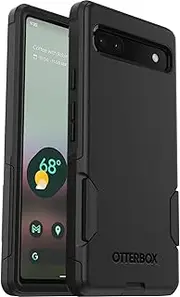 [Otterbox] Google Pixel 6A Commuter Series Case - Black, Slim & Tough, Pocket-Friendly, with Port Protection