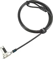 [Kensington] Slim N17 2.0 Combination Laptop Lock for Wedge-Shaped Slot Dell Laptops (K65094WW)