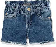 [DL1961] Girls' Lucy Toddler High Rise Paperbag Short, Capetown, 2