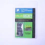 Corsair Valueselect 512mb 200 pin ddr so-dimm Memory module New In Package