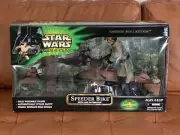 STAR WARS LUKE SKYWALKER SPEEDER BIKE Power of the Jedi Hasbro 2001 12 in. NEW