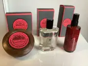 Crabtree And Evelyn Indian Sandalwood Cologne, After Shave Balm And Soap RARE
