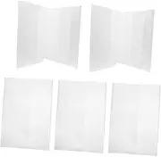 jojofuny 5 Pack 16k Plastic Book Cover Waterproof Film Protector for School Notebooks