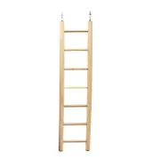 Elaborately Crafted Solid Wood Bird Toy And Climbing Ladder For Parrots'