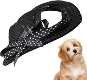Outdoor Sun Protection Hood for Dogs, Sun Protection Visor Hat Canvas Baseball Caps, Breathable Pet Accessories with Ear Holes Dog Sunbonnet for Medium Doggy & Beach