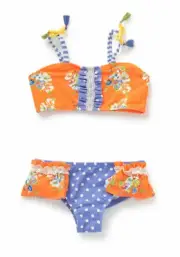 NWT girls MATILDA JANE Lets go together Swim Away Swimsuit bikini size 4 NEW