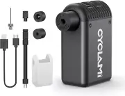 Mini Electric Bike Pump，100PSI Tiny Electric Bicycle Air Pump with Presta/Sch...