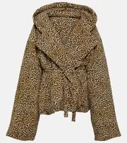 [Norma Kamali] Norma Kamali Sleeping Bag leopard-print jacket XS/S multicoloured