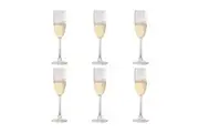 Cellar Tonic 6 Piece Flute Wine Glass Set 240ml