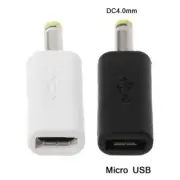 Portable Micro USB Female to DC4.0x1.7mm Male Plug Charging Connector for Gaming
