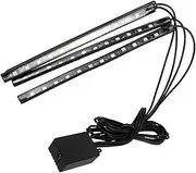 Anneome Mood Footwell Lights Car Led Accent Lights 4 Pack Strip Lights Voice Control Car Decorations for Aesthetics High-Brightness Led Beads