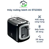 在飛比找蝦皮購物優惠-伊萊克斯 ETS3505 烤麵包機 - 940W giadu