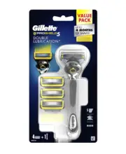 New Gillette Fusion5 Proshield Razor With Blades Refill 4 Pack