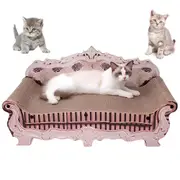 Cute Cat Kitten Claw Scratching Board Scratcher Corrugated Cardboard Toy