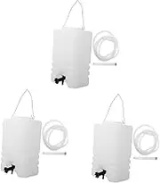 Alipis 3 Sets Travel Steam Iron Water Bottle Mini Iron Water Bottle Electric Steamer Portable Handheld Lightweight Garment Steamer Stainless Steel Plastic Safe Compact Replacement Home Use
