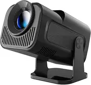 Alwtniet HY320 Mini Projector Portable Projector with Automatic Keystone Correction, Intelligent Smart Projector Supports 4K/1080P 300ANSI with Dual WiFi6 BT 5.0, 180° Rotation, Android Projector