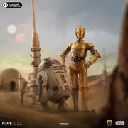 IRON STUDIOS Star Wars C-3PO and R2-D2 Deluxe 1/10 Tenth Scale Statue Figure NEW
