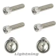 Marine Grade 316 Stainless Steel Socket Head Cap Screws 8-32 X 9/16" Qty 25
