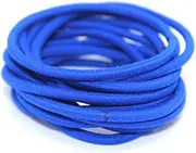 10 Pieces Hair Bands Stretchy Topknot High Elasticity Protective Ponytail Holder for Women Girls Styling Accessories, Royal blue