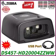 Zebra DS457-HD20004ZZWW 1D/2D Fixed Mount Reader Barcode Scanner With USB Cable