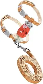 BESPORTBLE 1 Set Cat Harness and Leash for Pets for Kittens Puppies Ferrets Cute Design for Comfortable Walking and