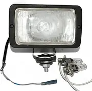 Rectangular 12v Halogen Work Light With Bulbs Compatible With Ford JCB John Deere Truck