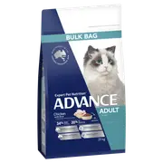 Advance Adult Total Wellbeing Dry Cat Food Chicken w/ Rice Bulk Bag 20kg