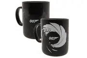 James Bond Heat Changing Mug (Black) (One Size)